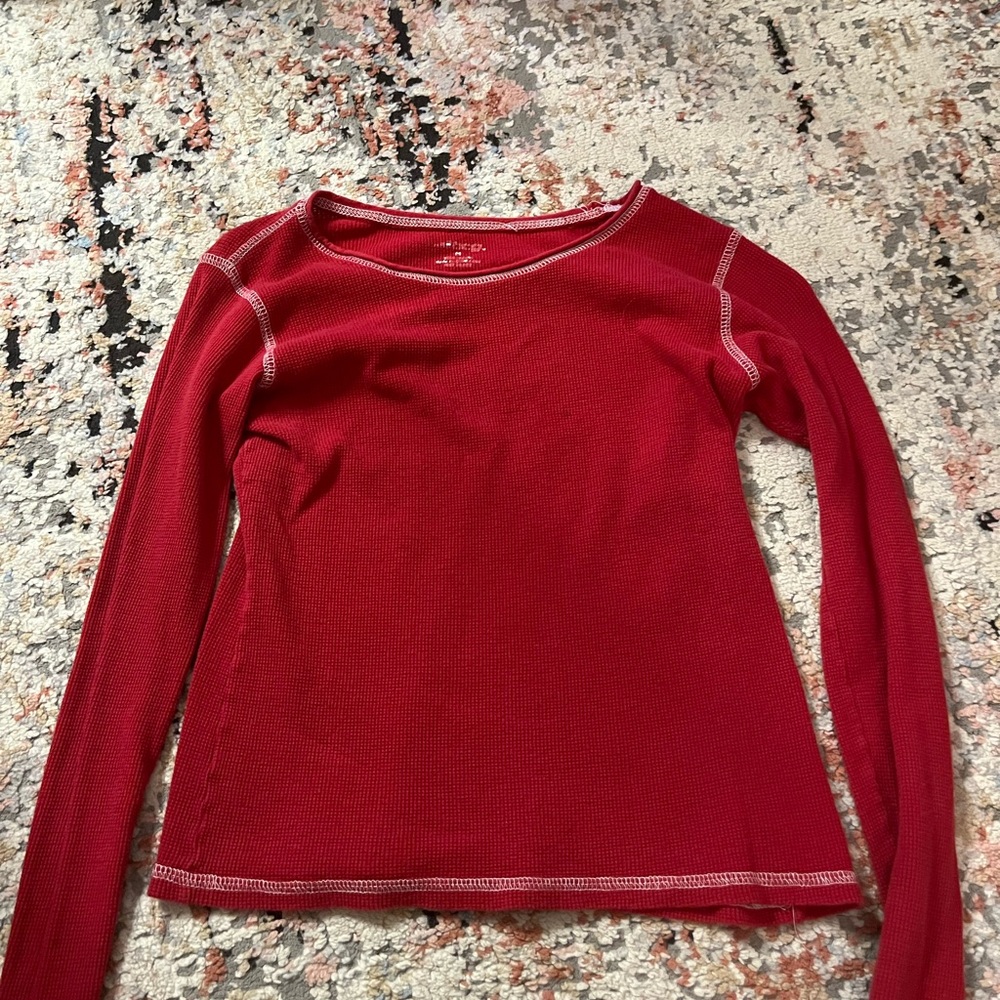 bcg thermal red long sleeve